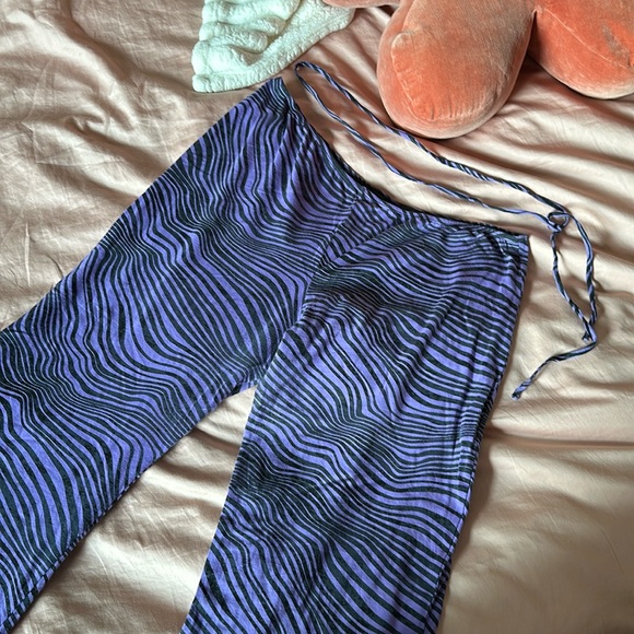 Motel Rocks Eda Trouser Flare Pant Women size XL - Picture 2 of 10